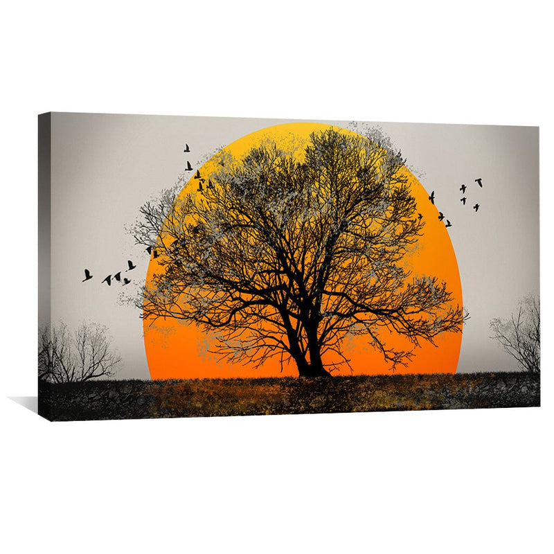 Amber Twilight Canvas