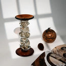 GobekUsa Glass Splicing Candelabrum for Wedding Table Home Decoration