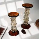 GobekUsa Glass Splicing Candelabrum for Wedding Table Home Decoration