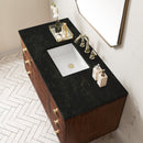 James Martin Amberly 48" Dual Mount Single Bathroom Vanity, Mid-Century Walnut
