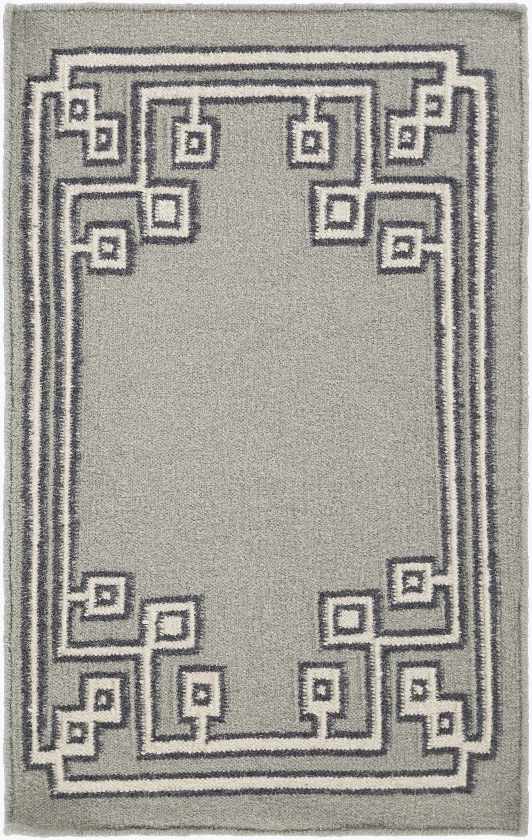 Adrian Modern Light Gray Area Rug