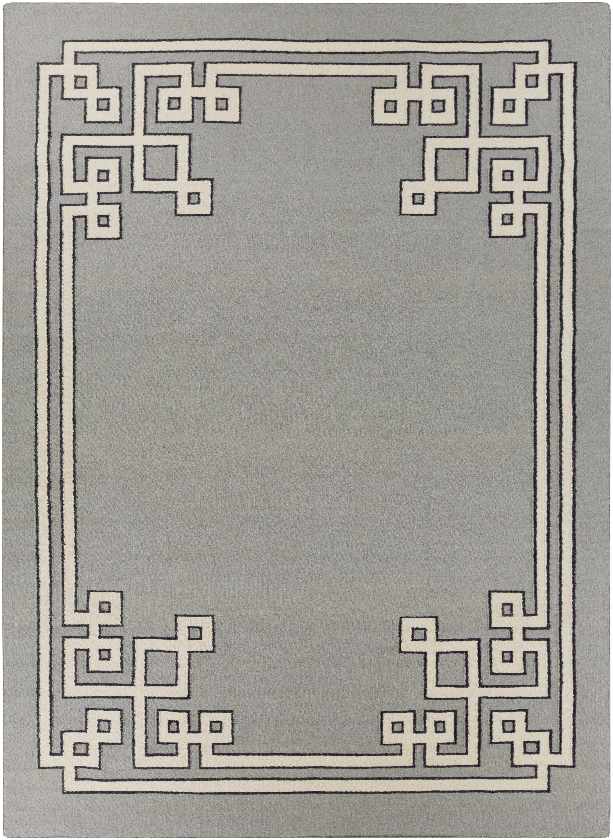 Adrian Modern Light Gray Area Rug