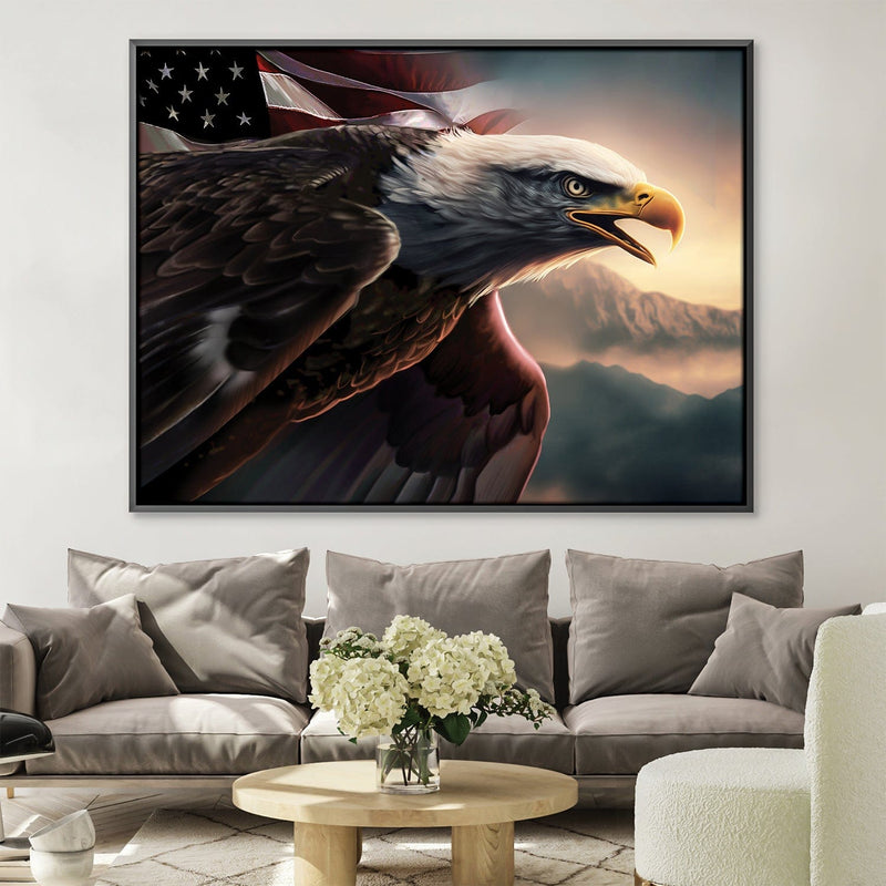 America's Eagle Canvas