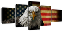 Eagle And Flag Of America Wall Art