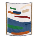 GobekUsa Beach Blanket Sofa Cover - American Country Plaid Blanket - Cotton Tassel Throw Tapestry