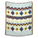 GobekUsa Beach Blanket Sofa Cover - American Country Plaid Blanket - Cotton Tassel Throw Tapestry