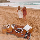 GobekUsa Beach Blanket Sofa Cover - American Country Plaid Blanket - Cotton Tassel Throw Tapestry