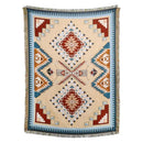 GobekUsa Beach Blanket Sofa Cover - American Country Plaid Blanket - Cotton Tassel Throw Tapestry