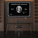 American Dream Card Canvas