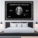 American Dream Card Canvas