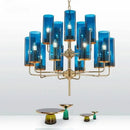 GobekUsa American Lustre Glass Chandelier LED Pendant Light Fixture