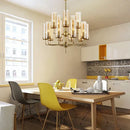 GobekUsa American Lustre Glass Chandelier LED Pendant Light Fixture