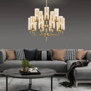 GobekUsa American Lustre Glass Chandelier LED Pendant Light Fixture