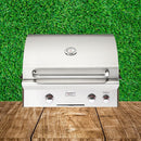 American Outdoor Grill 24NBL L-Series 2-Burner Built-In Natural Gas Grill W/ Rotisserie Kit, 24" [24NBL] (SAK81425)