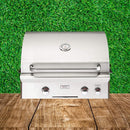 American Outdoor Grill L-Series 24-Inch 2-Burner Built-In Natural Gas Grill W/ Rotisserie Kit [24NBL] (SAK81425) by SAKSBY WHOLESALE