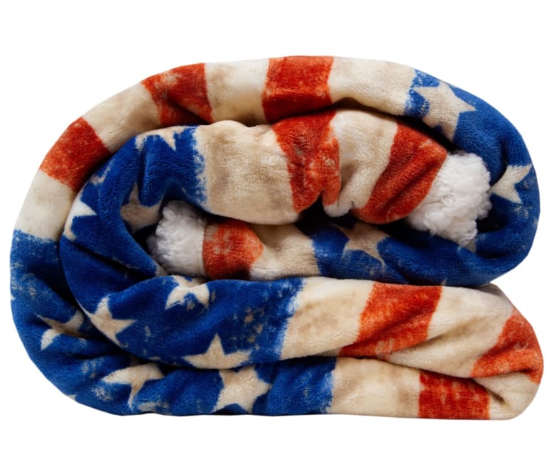 American Plush Sherpa Throw Blanket