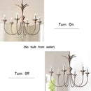 GobekUsa American Retro Chandelier for Dining, Bedroom, Staircase, and Living Room