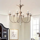 GobekUsa American Retro Chandelier for Dining, Bedroom, Staircase, and Living Room