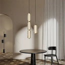 GobekUsa Glass Staircase Pendant Light: American Retro Minimalist Restaurant Foyer Artistic Lamp