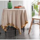 GobekUsa Gold Velvet Wedding Table Cloth - Premium American Retro Decor