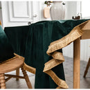 GobekUsa Gold Velvet Wedding Table Cloth - Premium American Retro Decor