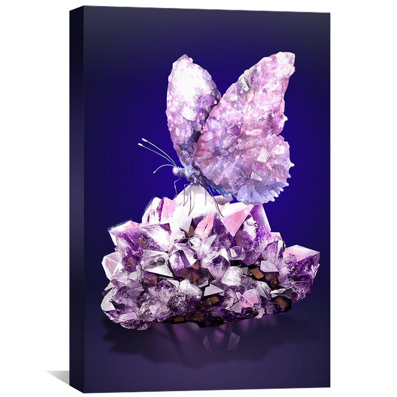 Amethyst Butterfly Canvas