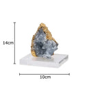 GobekUsa Amethyst Crystal Base Desk Ornament for Room Aesthetics
