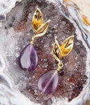 Amethyst Petals Earrings