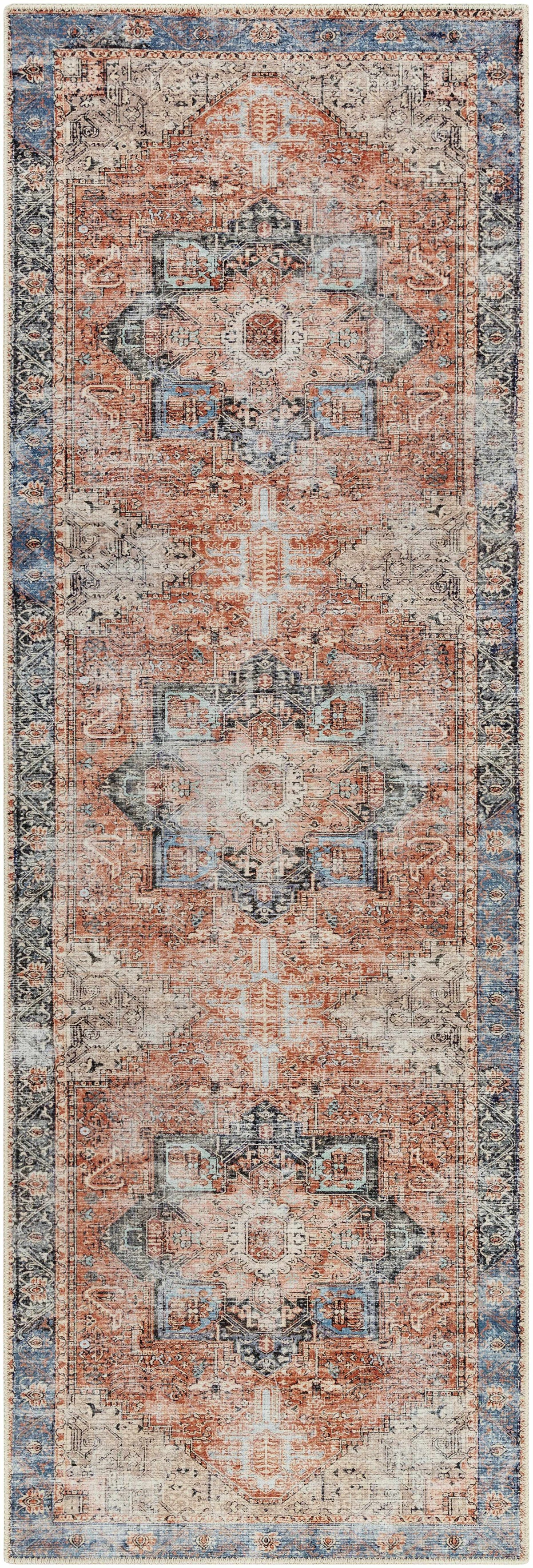 Rosman Distressed Washable Rug, photo 16 of 32