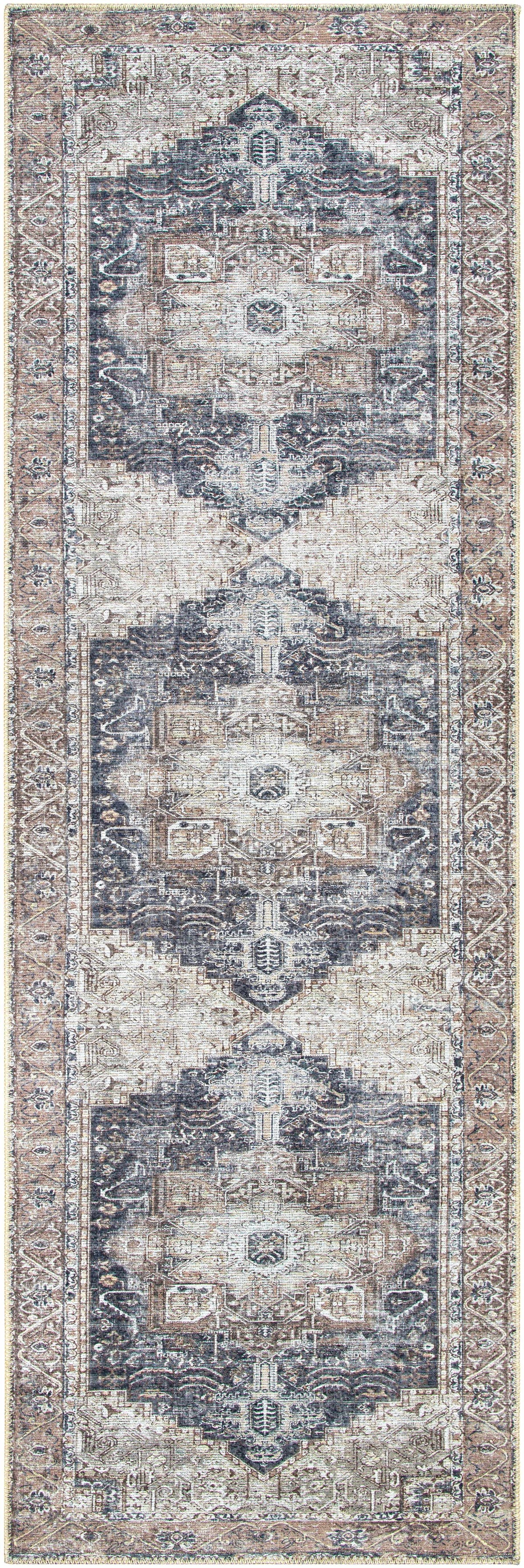 Beige Rosman Washable Area Rug, photo 8 of 14