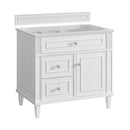 James Martin Lorelai 36" Single Bathroom Vanity, Bright White