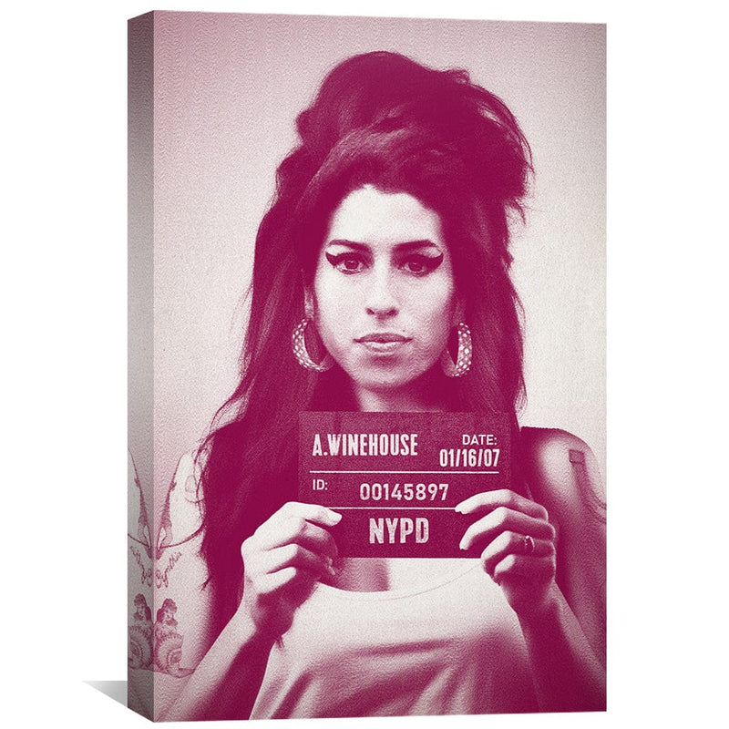 Amy Mugshot Magenta Canvas