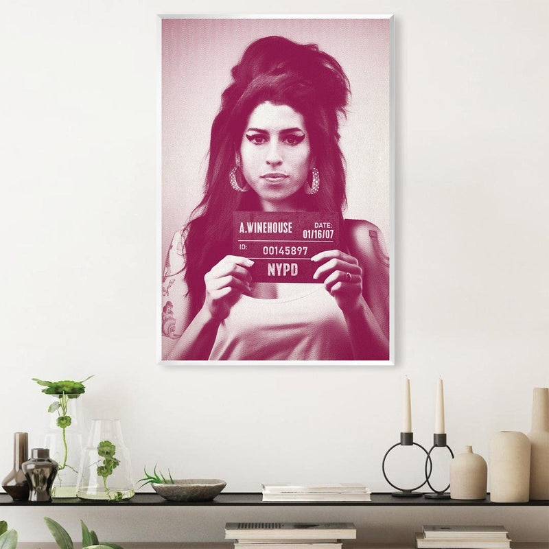 Amy Mugshot Magenta Canvas