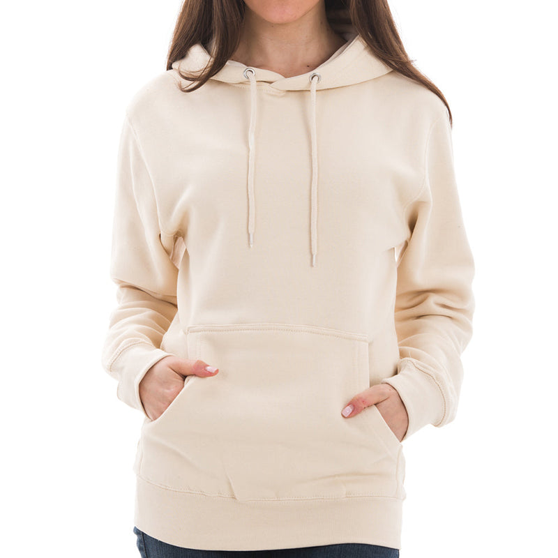 Unisex Lane Seven Ring Spun Cotton Premium 3-End Fleece Pullover Hoodie Sweatshirt