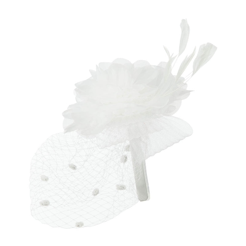 Flower Fascinator With Netting