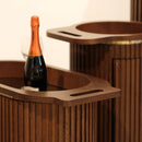 Docia Service Trolley, Oak, Slatted