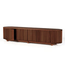 Docia Tv Unit With Solid Oak Slats