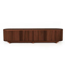 Docia Tv Unit With Solid Oak Slats