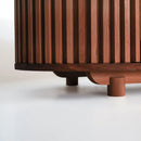 Docia Tv Unit With Solid Oak Slats