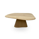 Solid Wood Coffee Table 1 - Wave Series Navy Blue