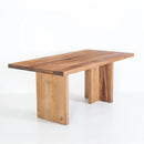 Solid Oak Table - Beam Series Rectangular Table