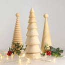 Wooden Christmas Tree Set Cedar Large Size