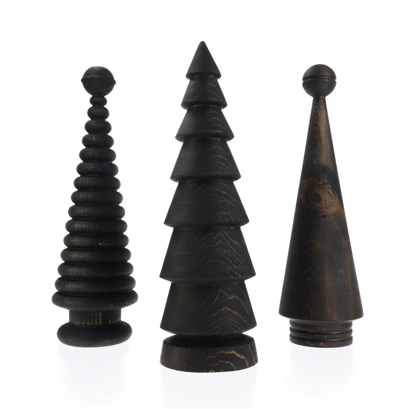 Wooden Christmas Tree Set Cedar Large Size