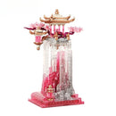 GobekUsa Dream Glass Fu Yue Pavilion Ornament: Ancient Style Indoor Decor for Special Occasions