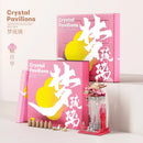 GobekUsa Dream Glass Fu Yue Pavilion Ornament: Ancient Style Indoor Decor for Special Occasions