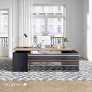 Anderson · L-Shaped Executive Standing Desk, Adjustable Height