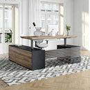 Anderson · L-Shaped Executive Standing Desk, Adjustable Height