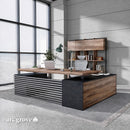 Anderson · L-Shaped Executive Standing Desk, Adjustable Height