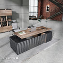 Anderson · L-Shaped Executive Standing Desk, Adjustable Height