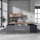 Anderson · L-Shaped Executive Standing Desk, Adjustable Height